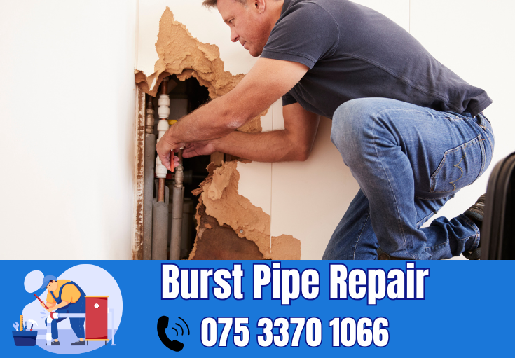 burst pipe repair Rainham